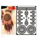 Mehendi Stencil 7