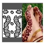 Mehendi Stencil 8