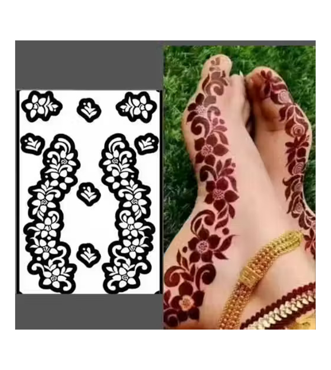 11 Mehendi Stencil 8 - Image 1