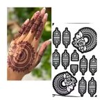 Mehendi Stencil 10