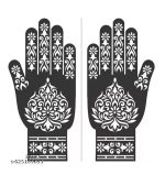 Mehendi Stencil 18