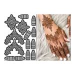 Mehendi Stencil 6